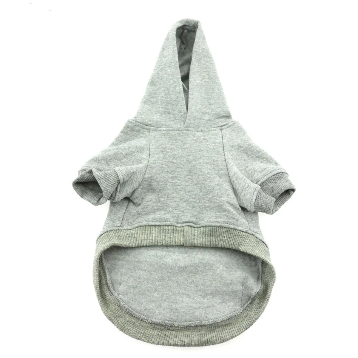 Flex-Fit Dog Hoodie Grey