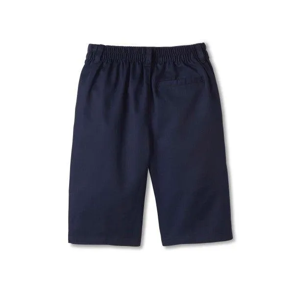 French Toast Boys School Uniform Pull On Twill Shorts - Navy - SH9291