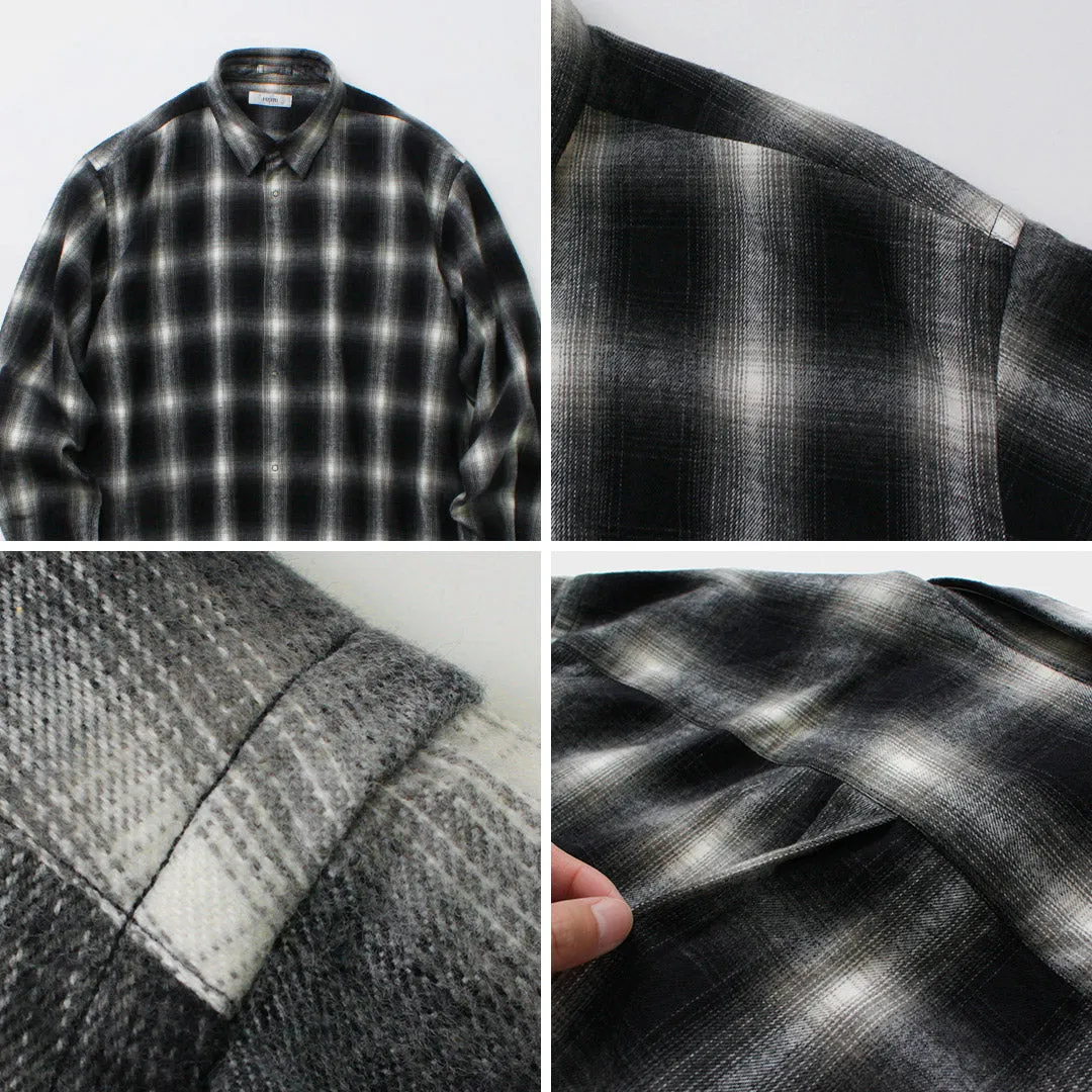 FUJITO / Ring Shirt Ombre Check