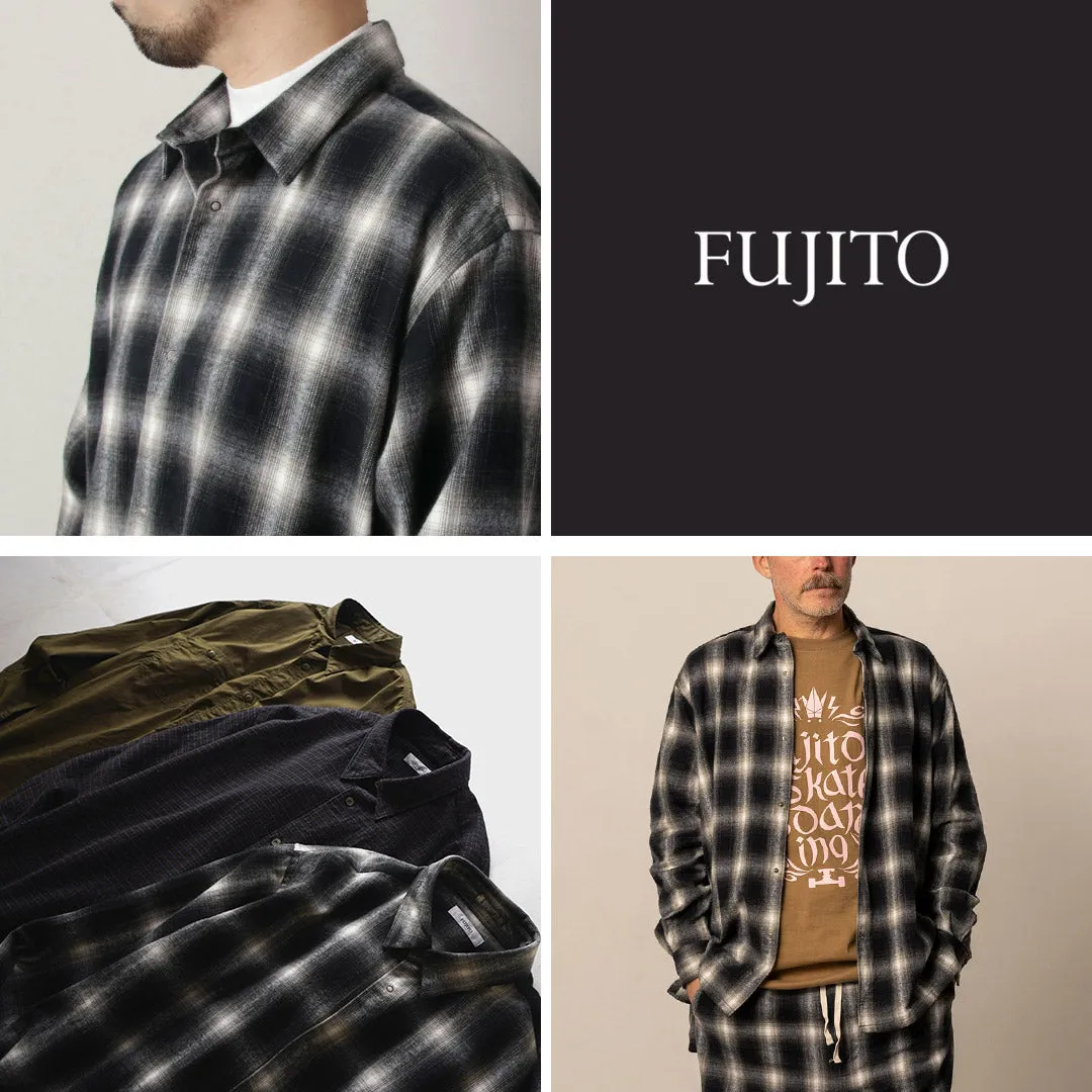 FUJITO / Ring Shirt Ombre Check