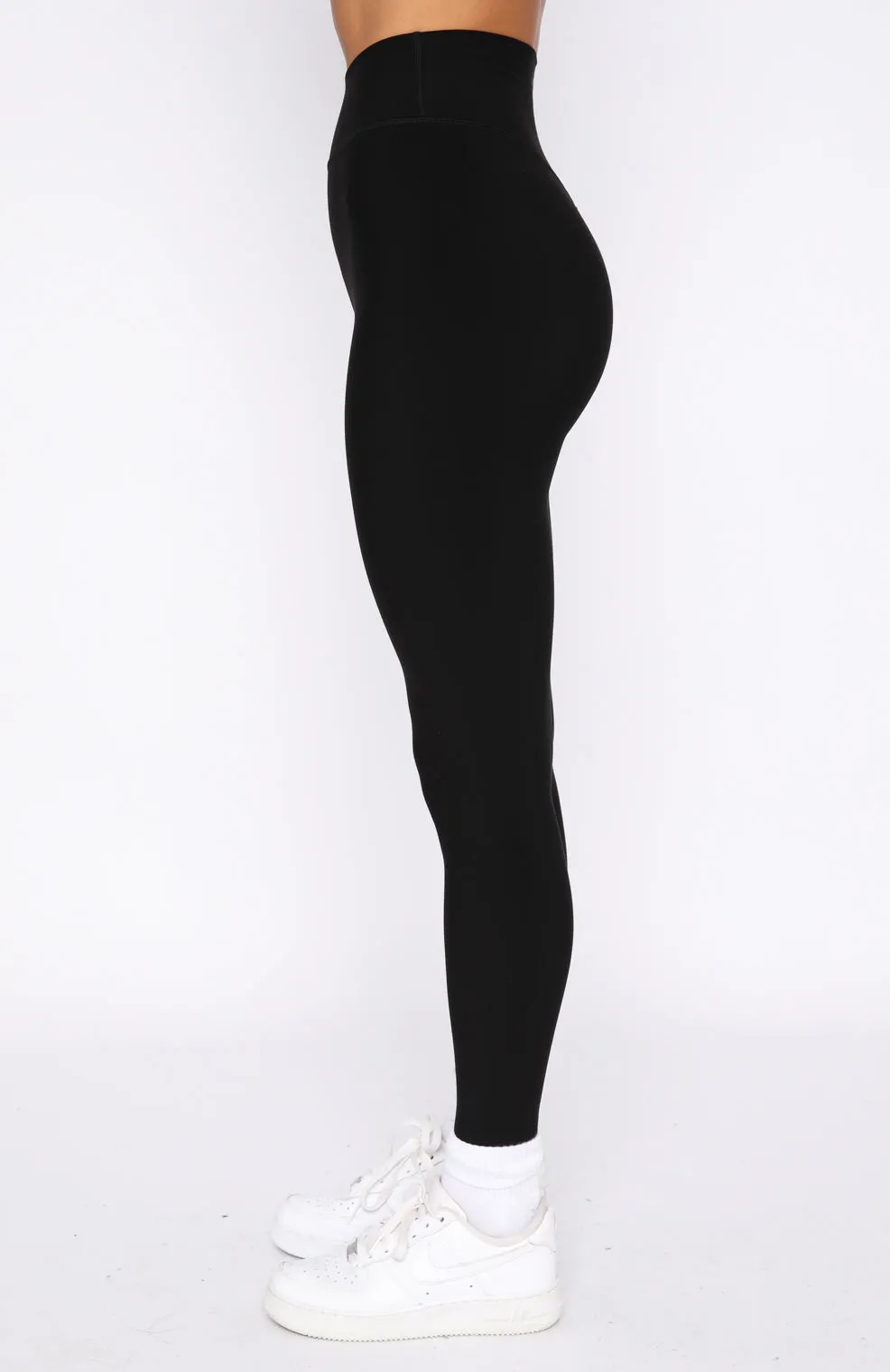 Go Getter High Waisted Leggings Black