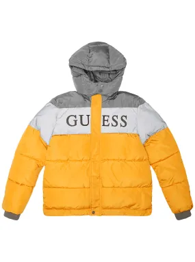 Grey Orange Puffer Jacket (7-16)