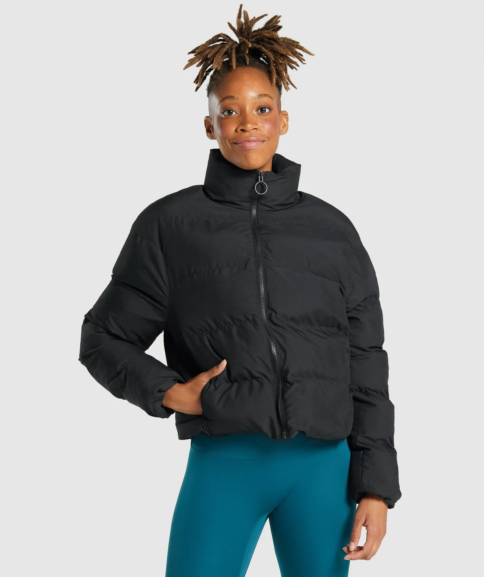 Gymshark Puffer Jacket - Black