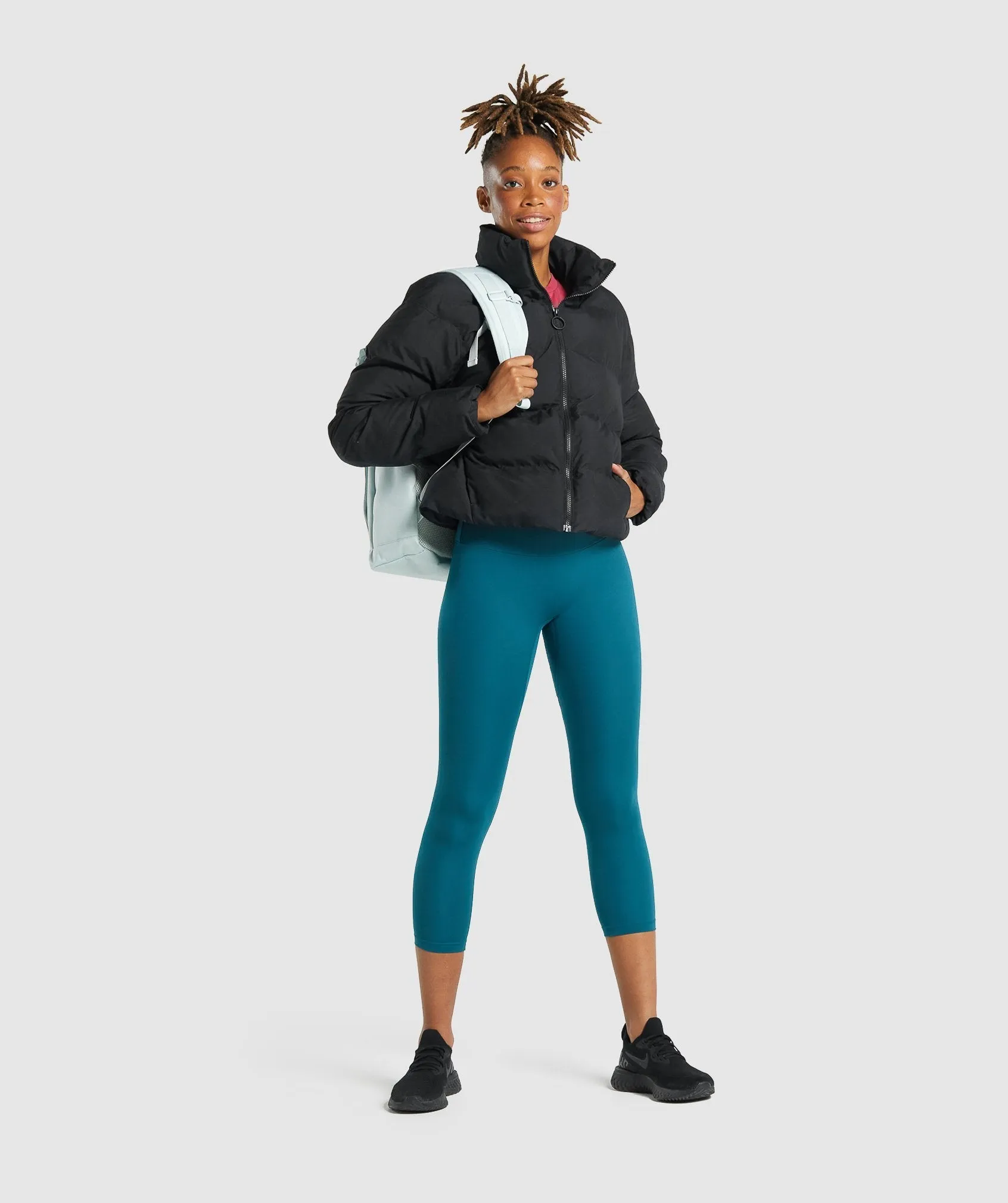 Gymshark Puffer Jacket - Black