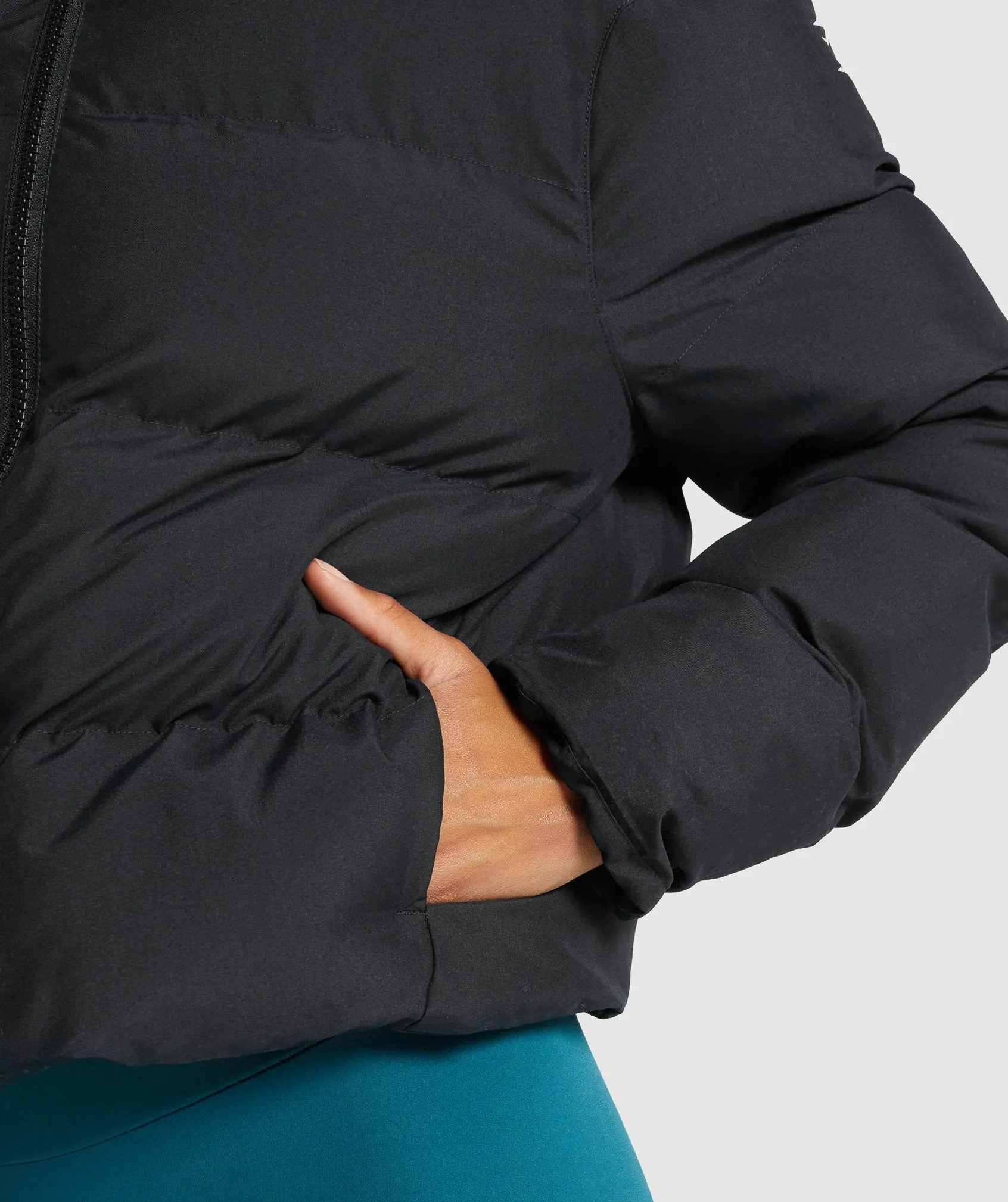 Gymshark Puffer Jacket - Black