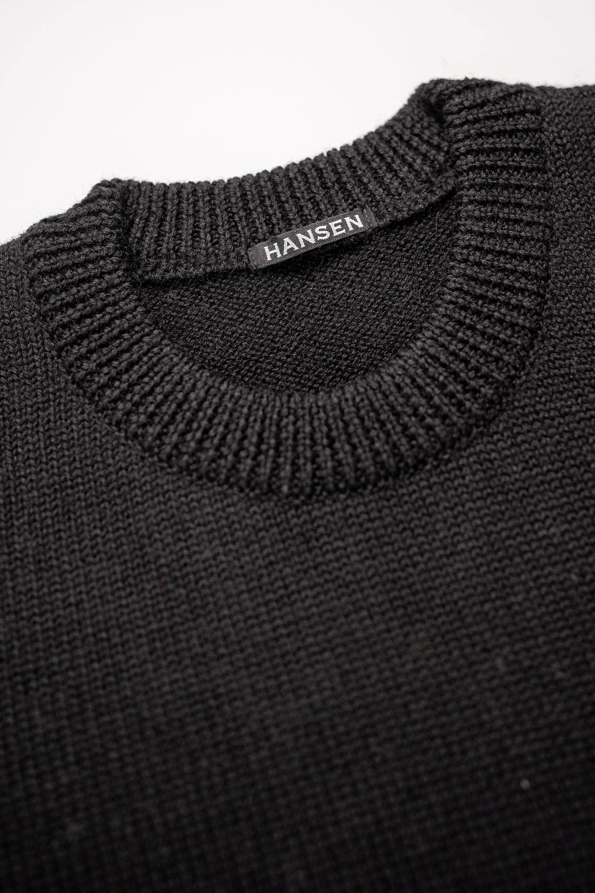 Hansen Garments Eske Crew Neck Sweater - Black