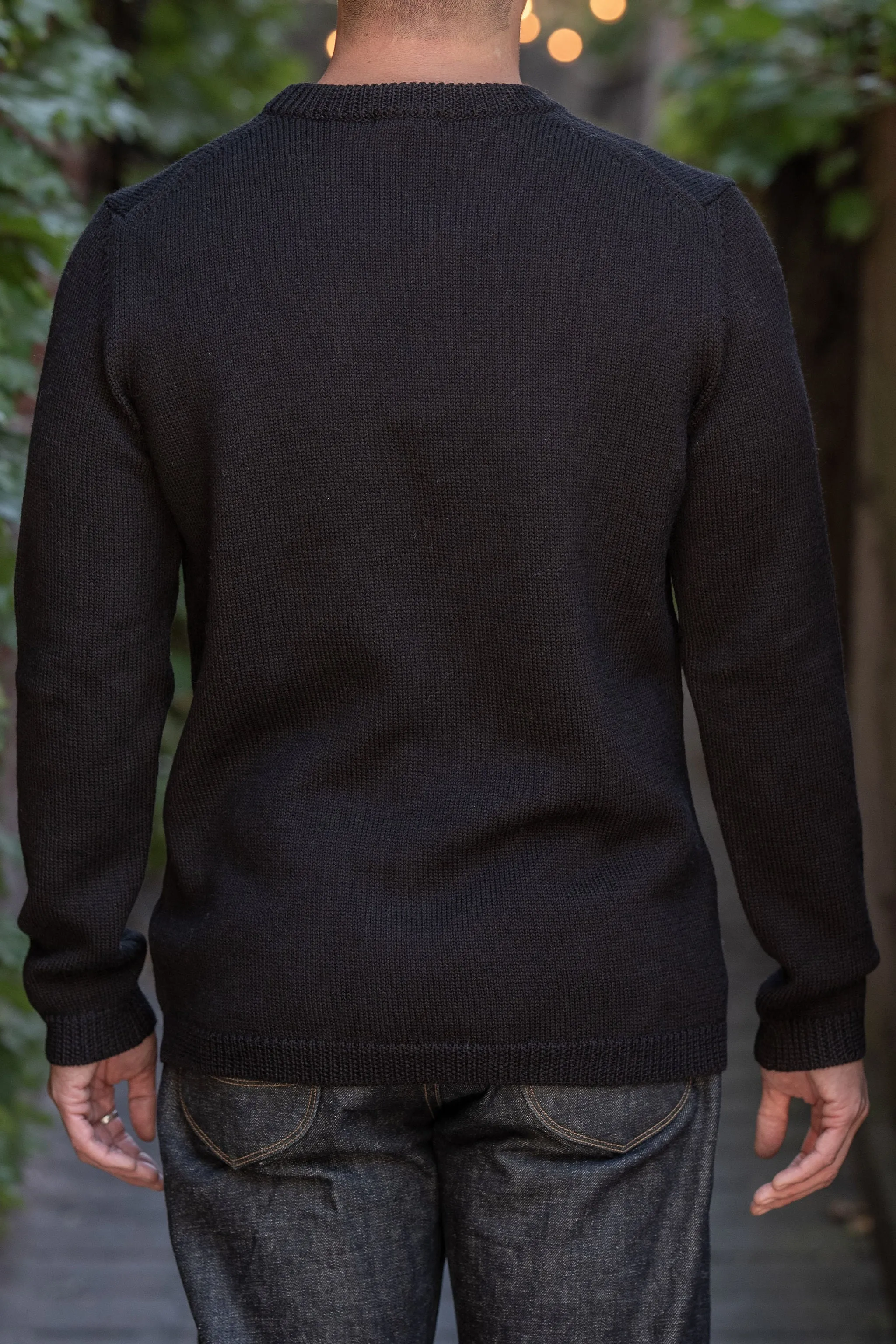 Hansen Garments Eske Crew Neck Sweater - Black