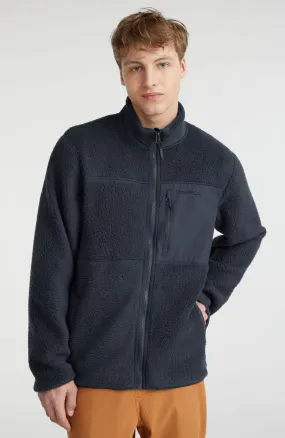 High-Pile Full-Zip Fleece | Outer Space