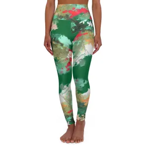 High Waisted Yoga Leggings (AOP)