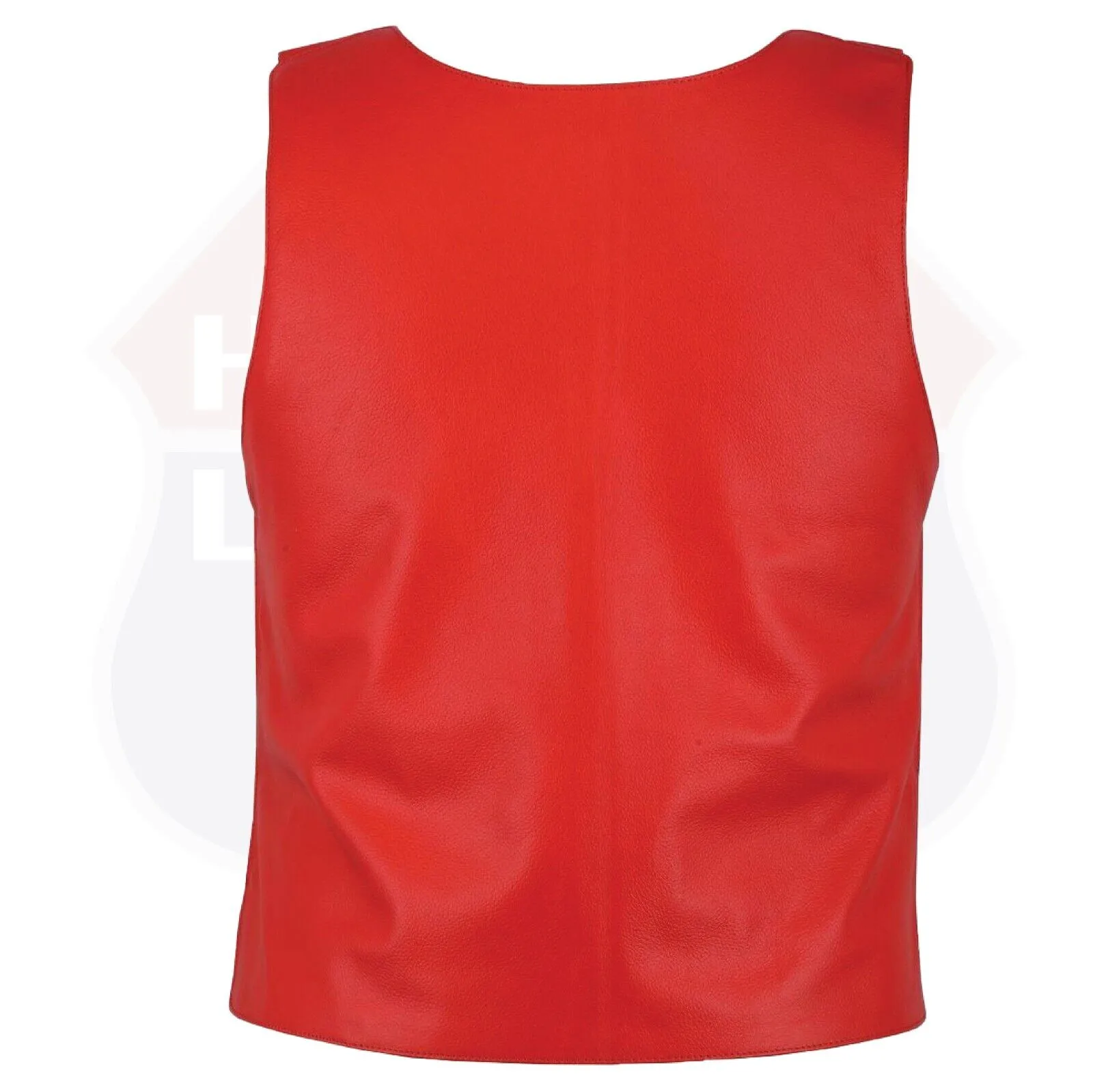 HL14945RED # 22 Ladies Red bulletproof style leather vest - Police vest Shade # 22