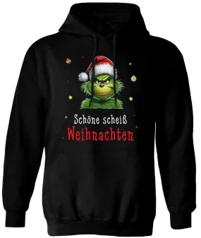 Hoodie - Grinch - Schöne scheiß Weihnachten (CS)