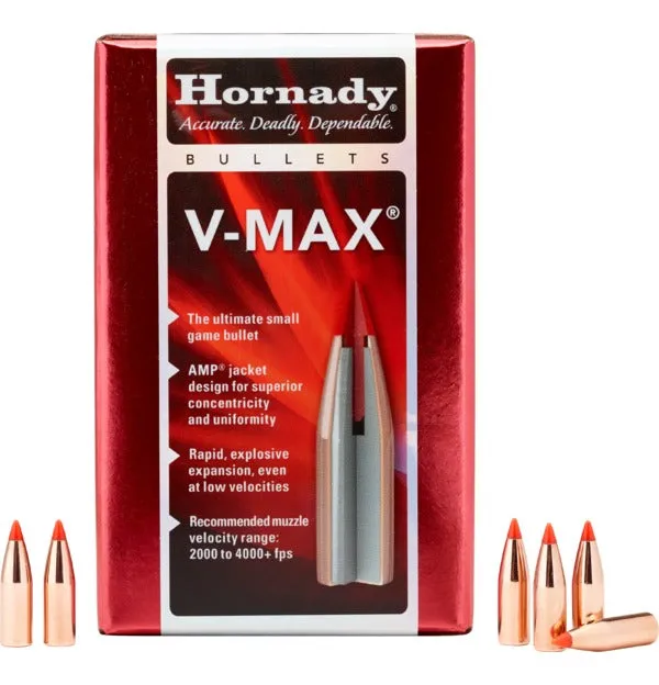 Hornady 20 Cal .204 40gr V-Max 250pk Projectiles