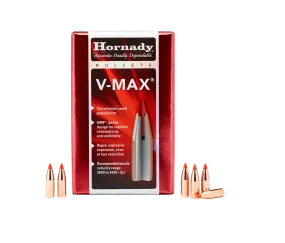 Hornady V-Max 17 Cal 25gr Projectiles - 100Pk