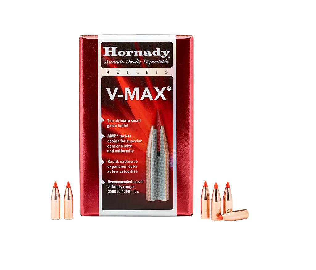 Hornady V-Max 17 Cal 25gr Projectiles - 100Pk