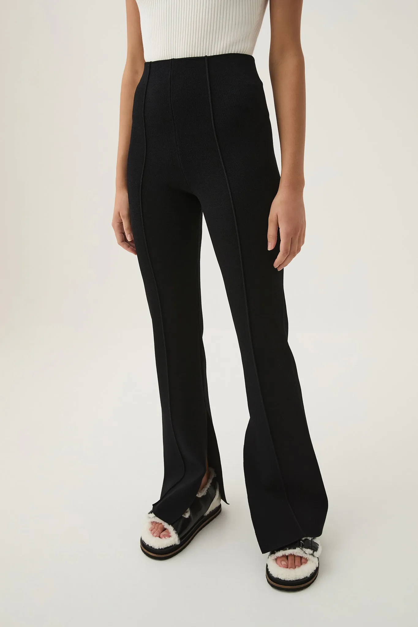 Isobel Split Hem Knit Pant