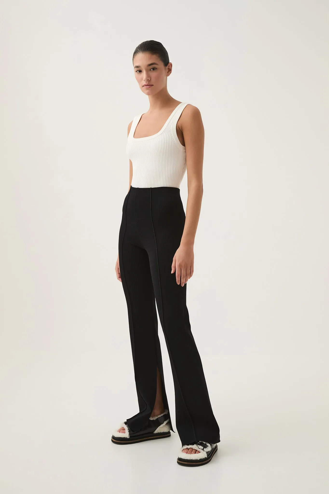 Isobel Split Hem Knit Pant