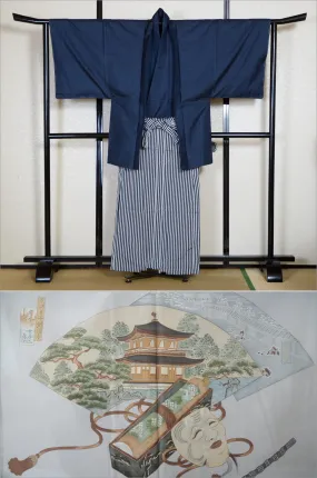 Jacket, kimono, hakama set / JKH #1-245