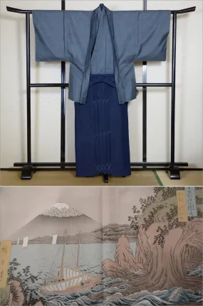 Jacket, kimono, hakama set / JKH #1-286