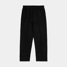 Jacquard Knit Pants Mens Pants (Black)