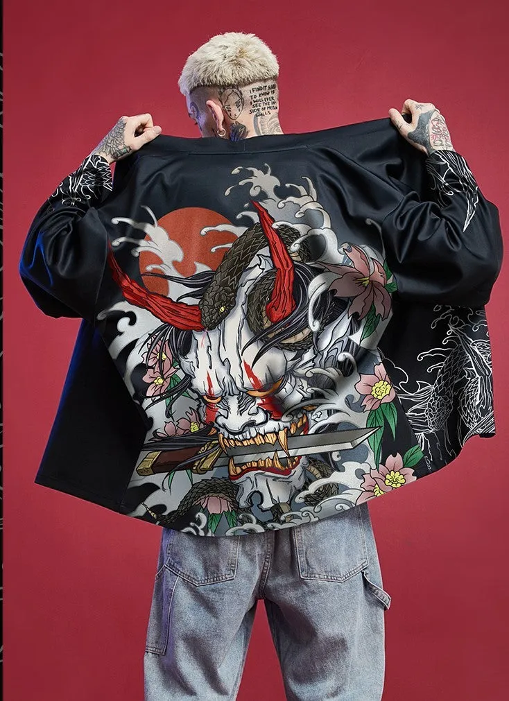 Japanese Demon Kimono Cardigan