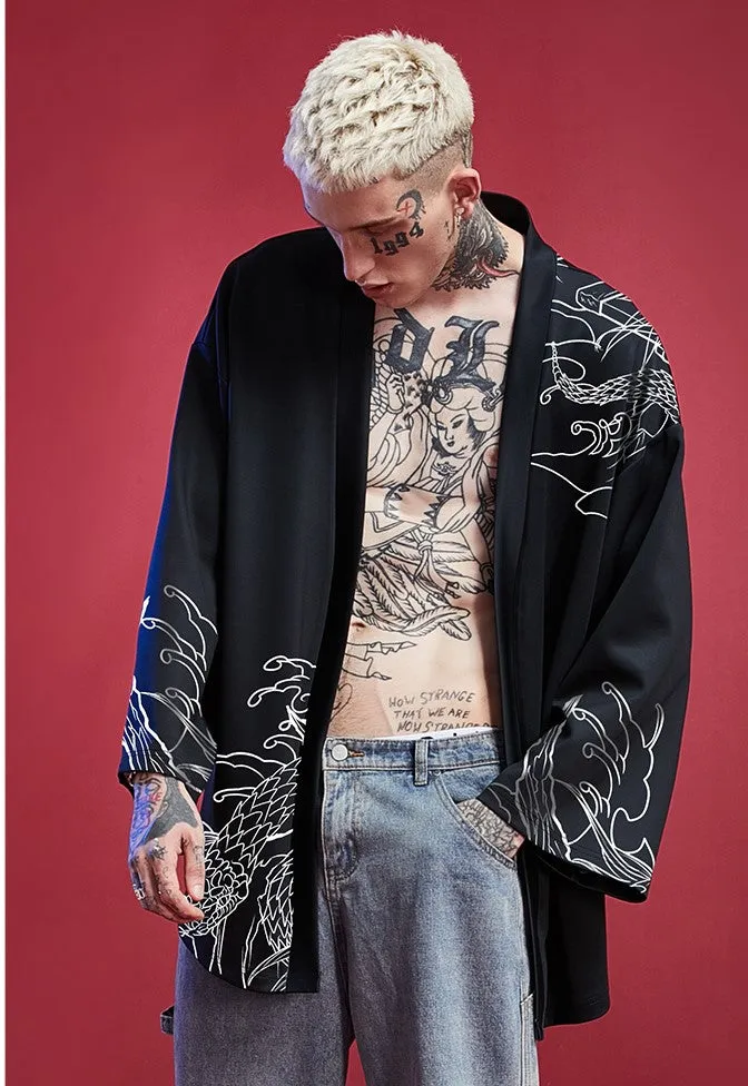 Japanese Demon Kimono Cardigan