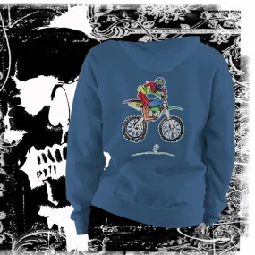 Just Riding - Ladies Dirt Bike Hoodie