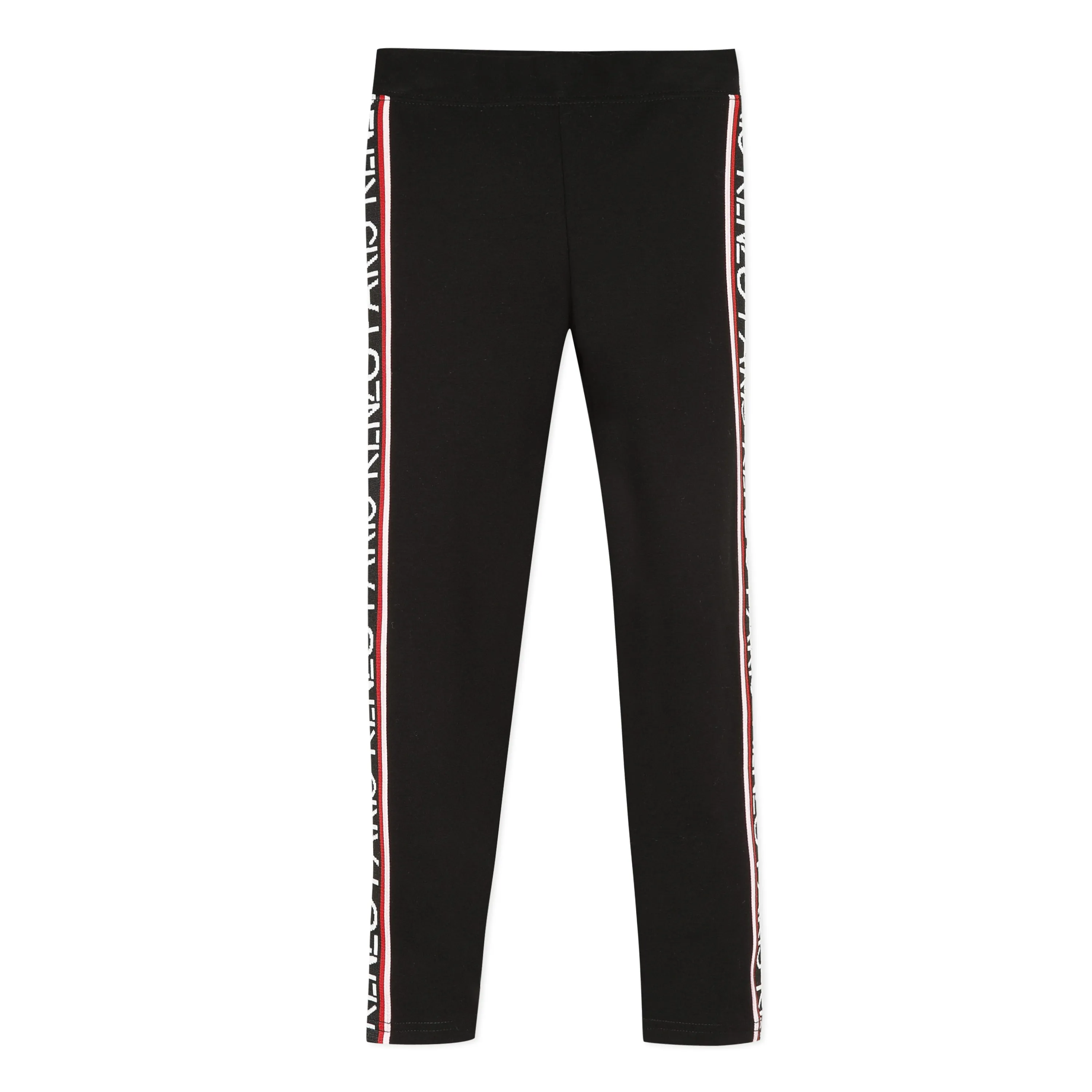 Kenzo Kids Tapped Logo Black Leggings