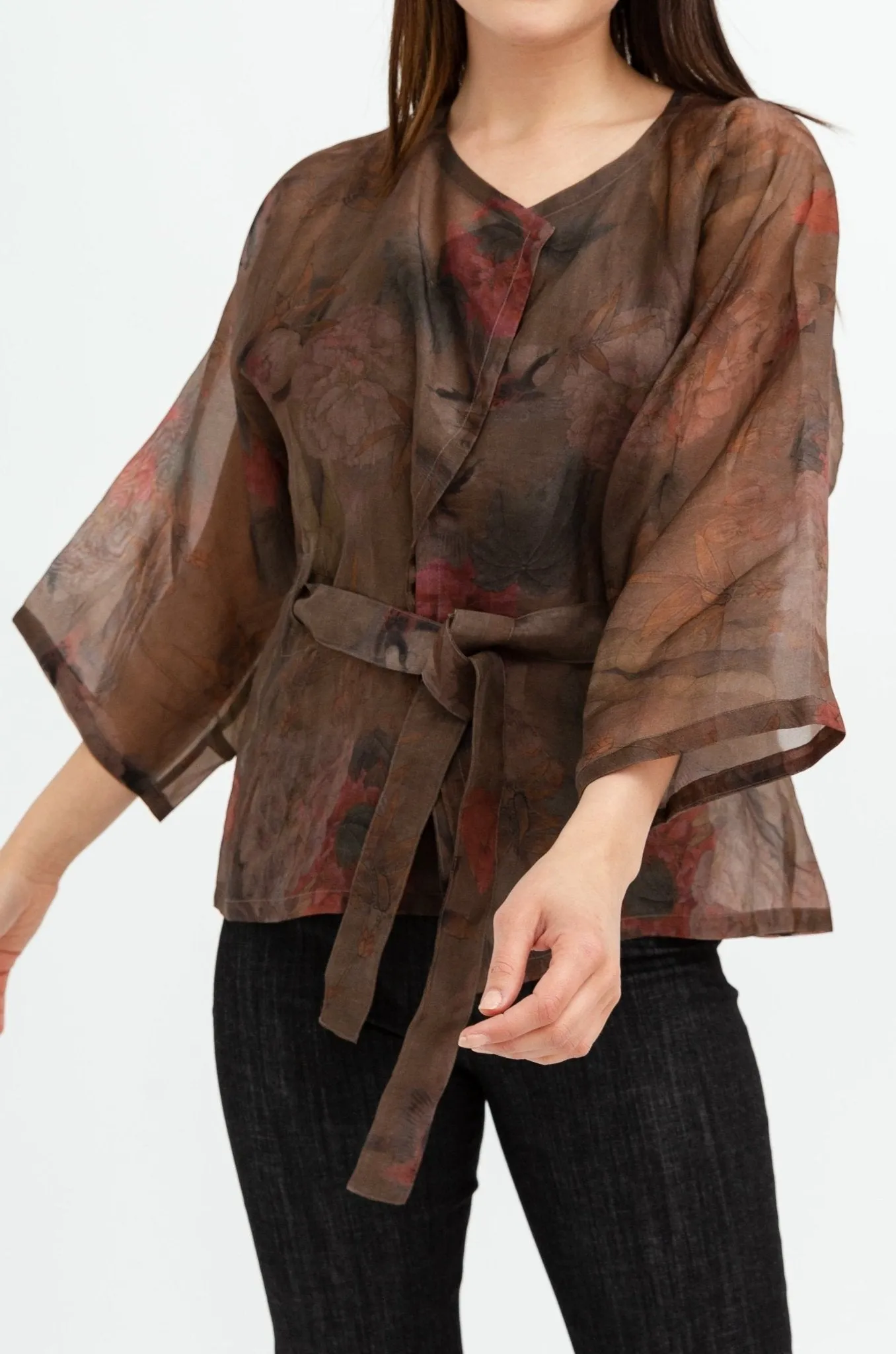 KIMONO JACKET IN ORGANZA