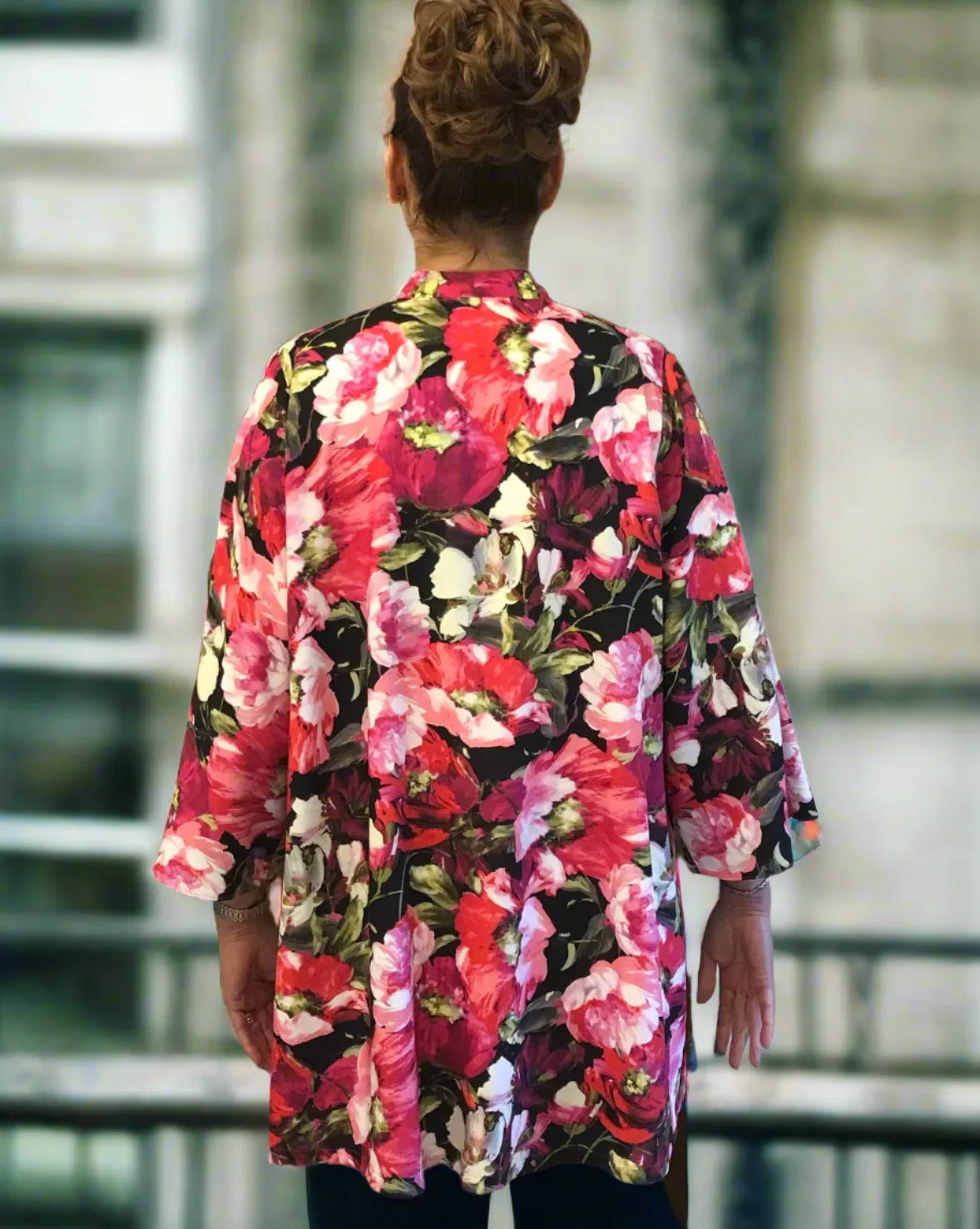 Kimono style long Jacket