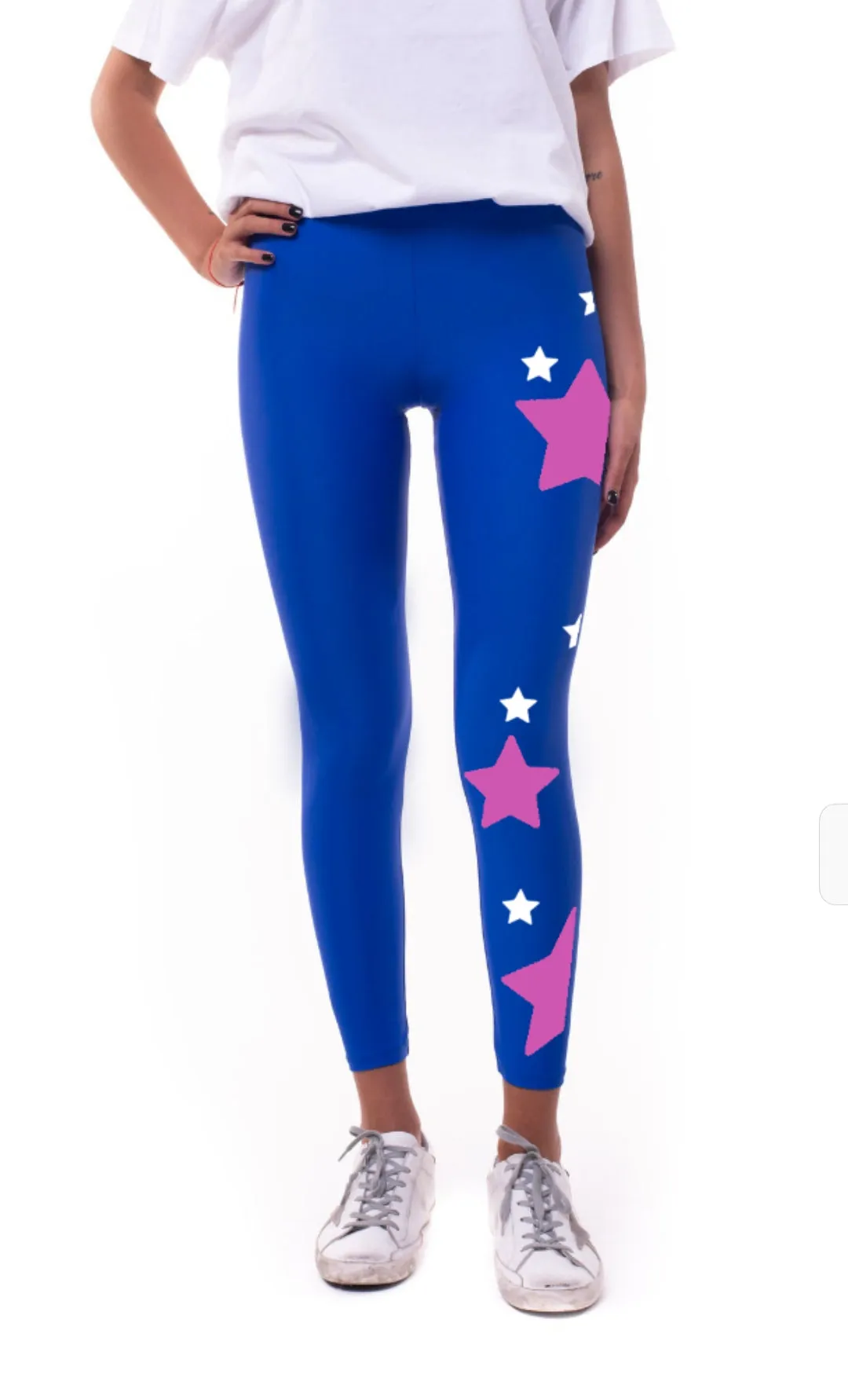 Leggings in lycra personalizzabili modello cascata