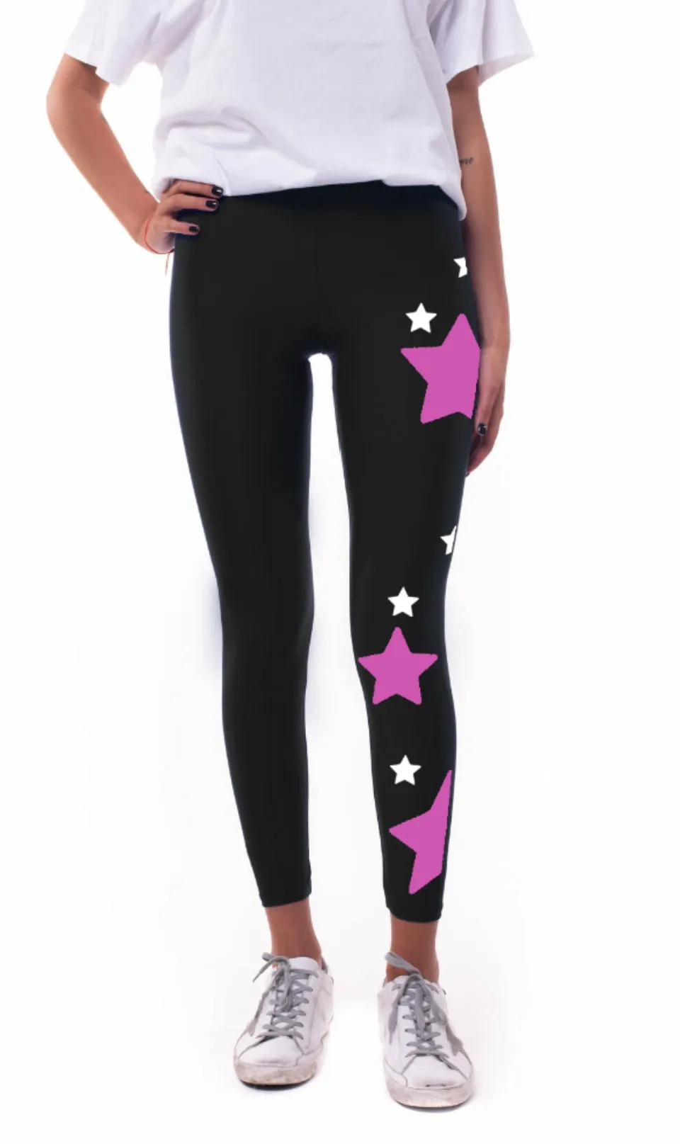 Leggings in lycra personalizzabili modello cascata