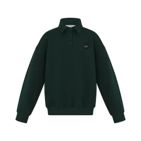 Little Parni Green Polo Sweater