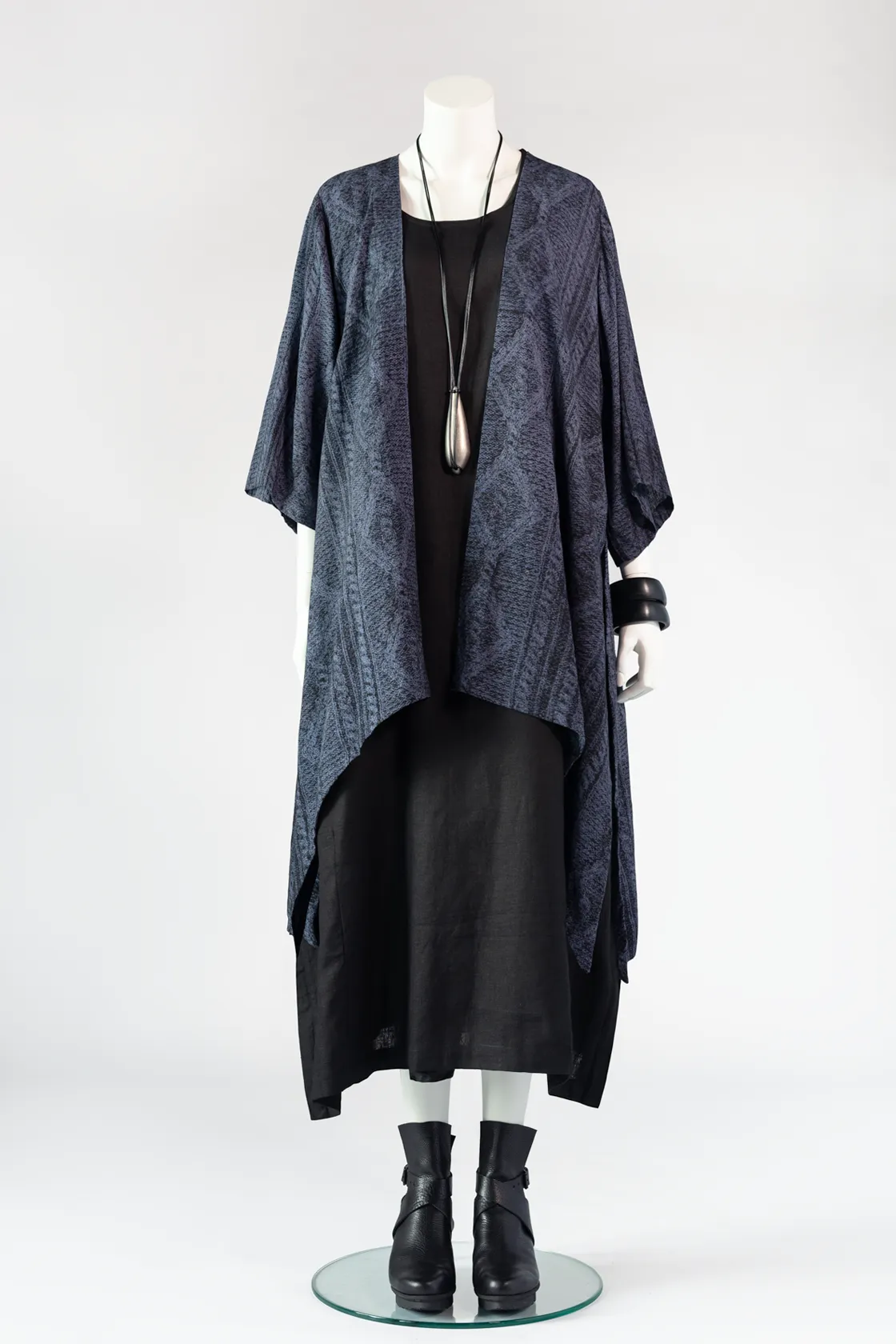 Long Kimono Jacket in Brittany Roma