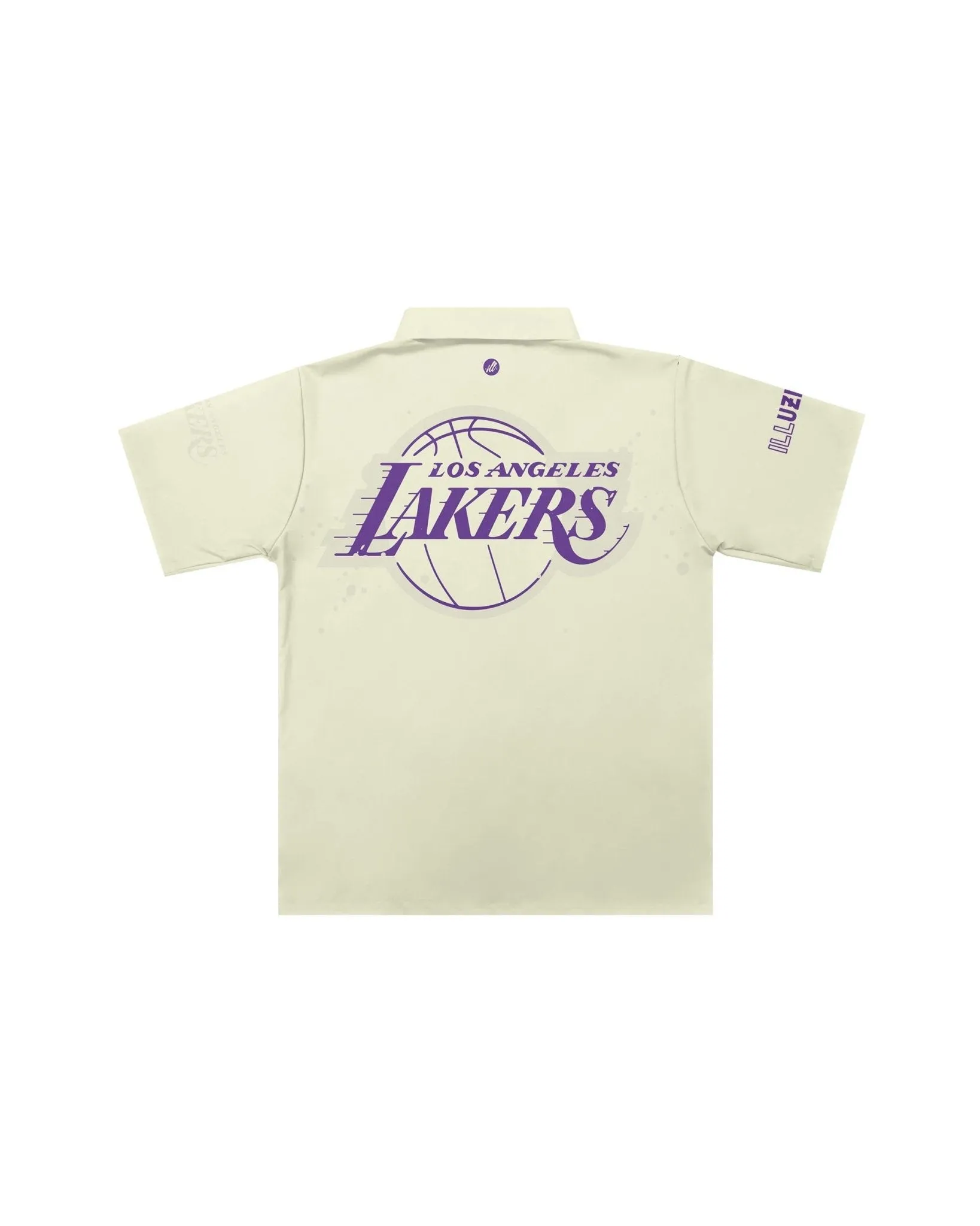 Los Angeles Lakers Tonal Cream Traditional Barber Jacket