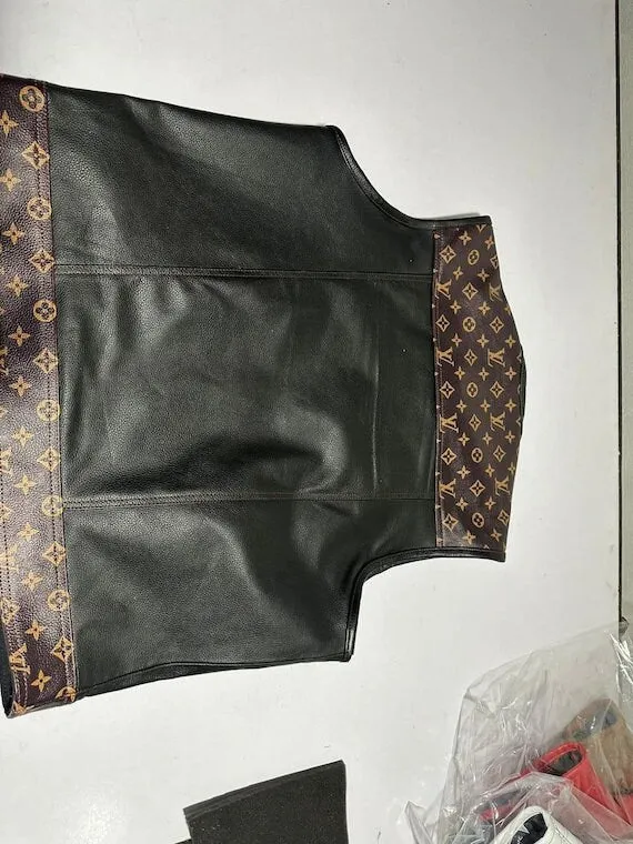 Louis Vuitton Hunt Club Motorcycle Leather Vest