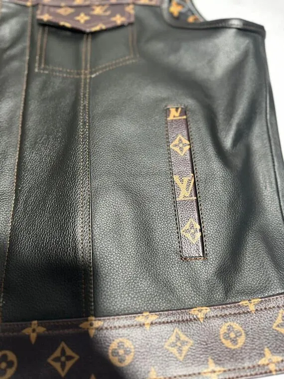 Louis Vuitton Hunt Club Motorcycle Leather Vest