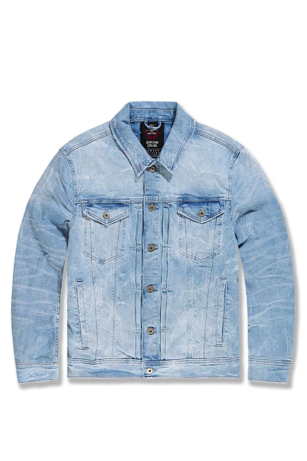 Meadowlands Denim Trucker Jacket (Azure)