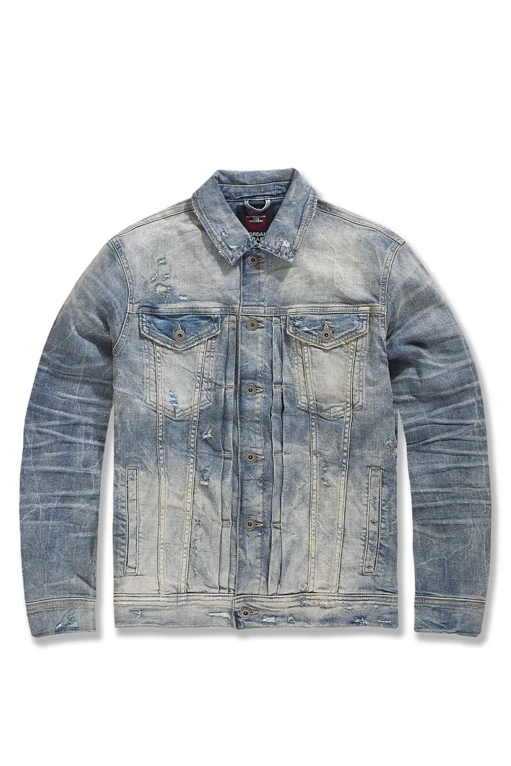 Meadowlands Denim Trucker Jacket (Azure)