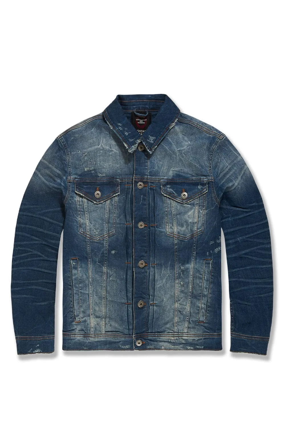 Meadowlands Denim Trucker Jacket (Azure)