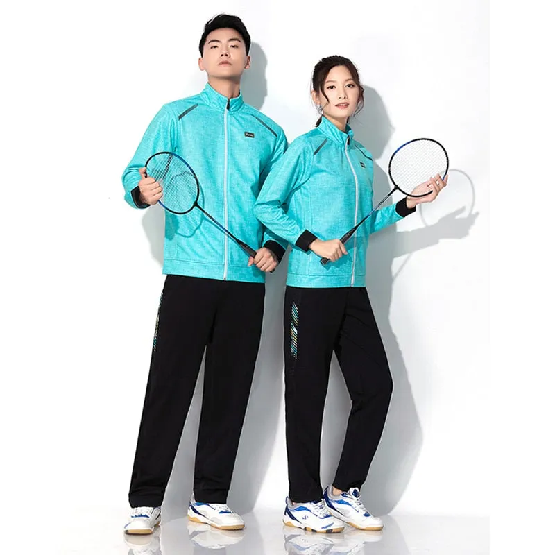 Men Basketball Football Training Sportswear Set Soccer Sports Uniform Long Sleeve Shirt Pant Jersey Suit Male Running Activewear