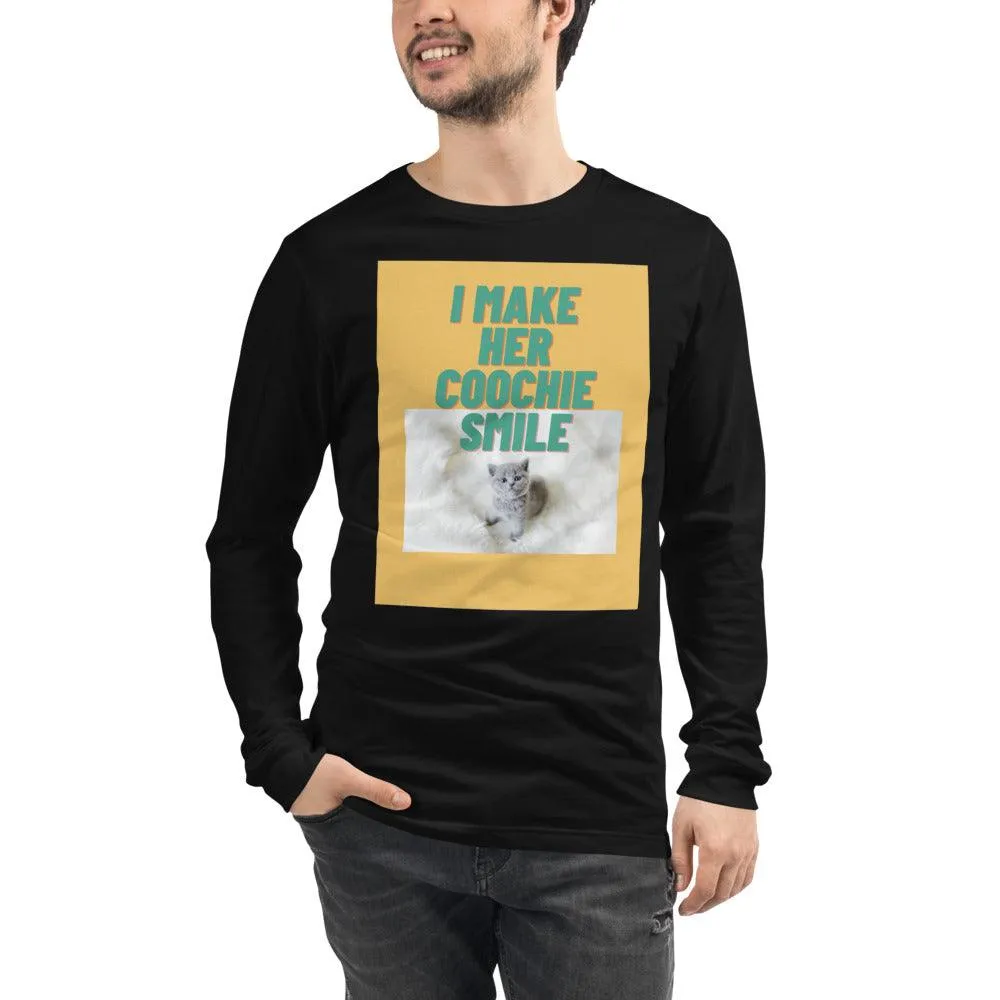 Men Smile Long Sleeve Tee