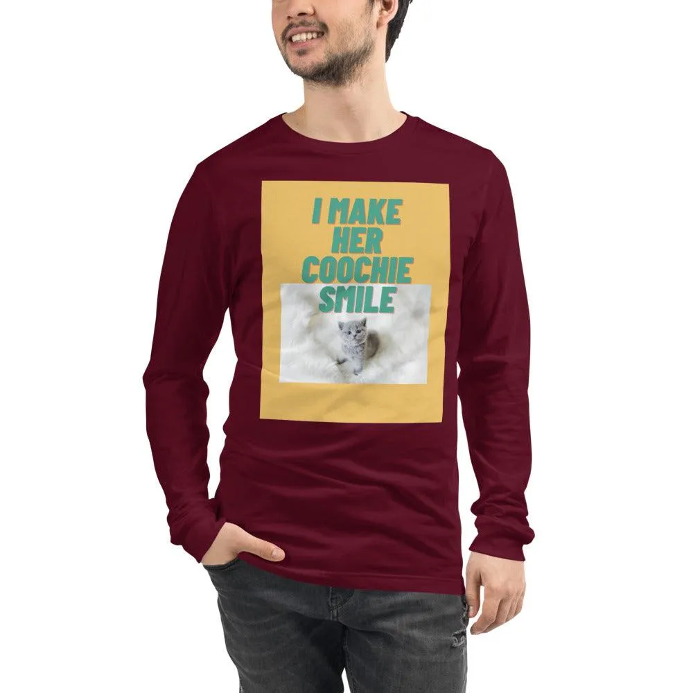 Men Smile Long Sleeve Tee