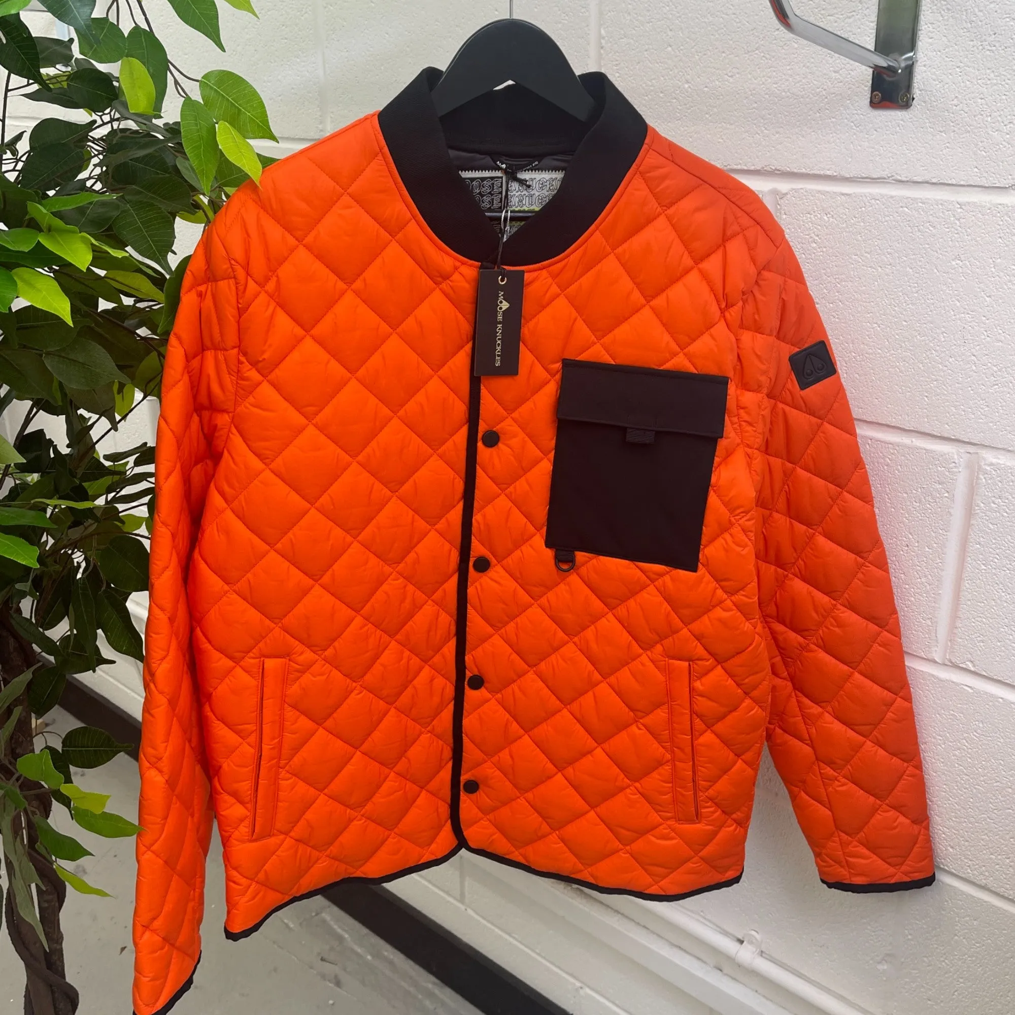 Men's Fall Out Jacket Orange Size M