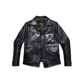 Men's Four Corner Leather Jacket Horsehide