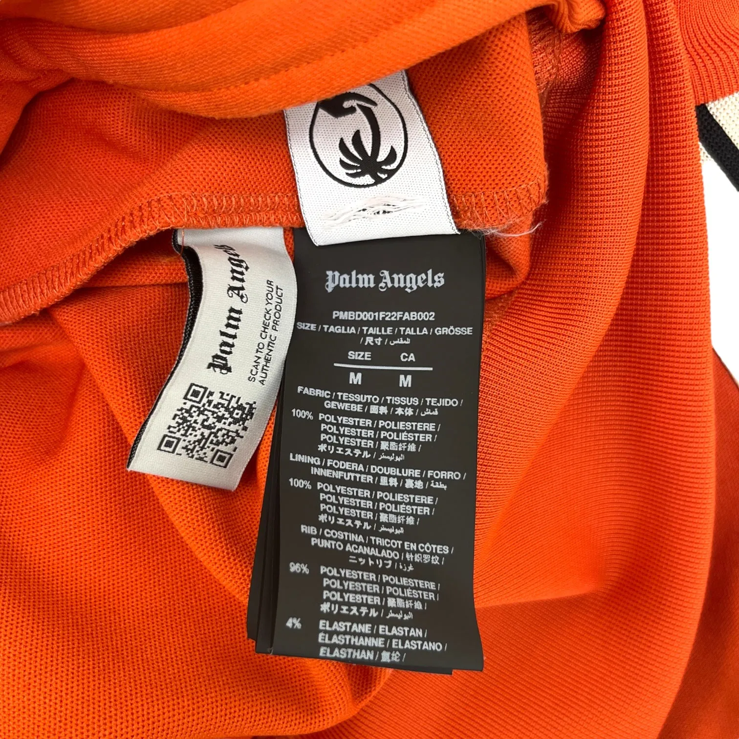 Men's Logo Jacket Orange Size M