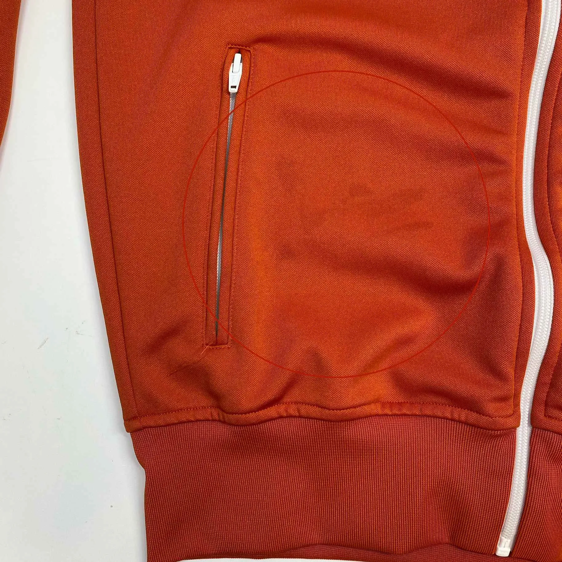 Men's Logo Jacket Orange Size M