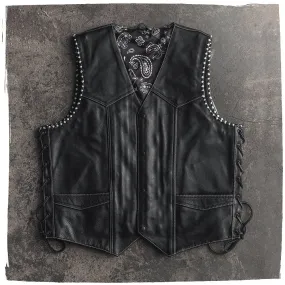 Mens Western Style Custom Vest