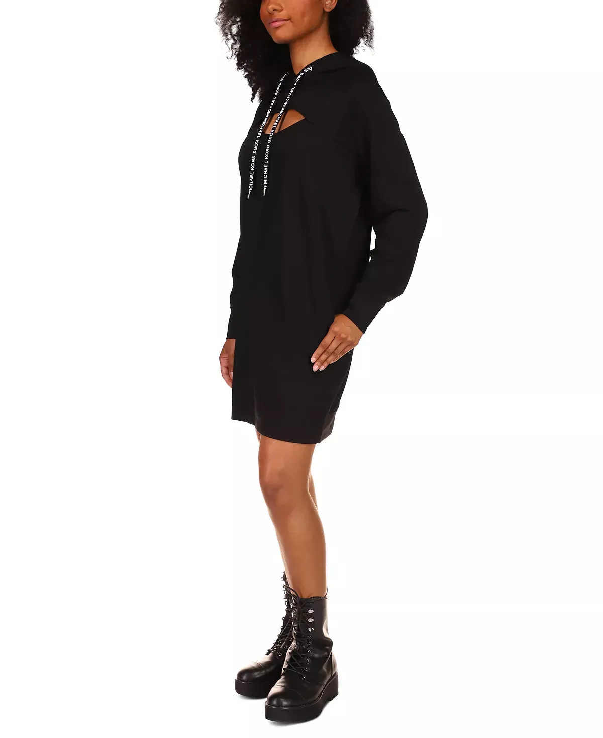 MICHAEL MICHAEL KORS Cutout Hoodie Dress