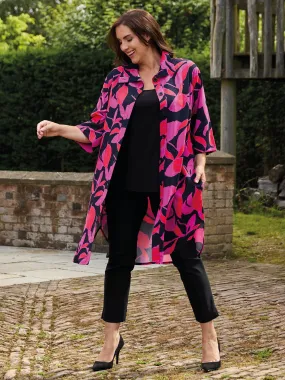 Milano Jacket - Fuchsia/Black