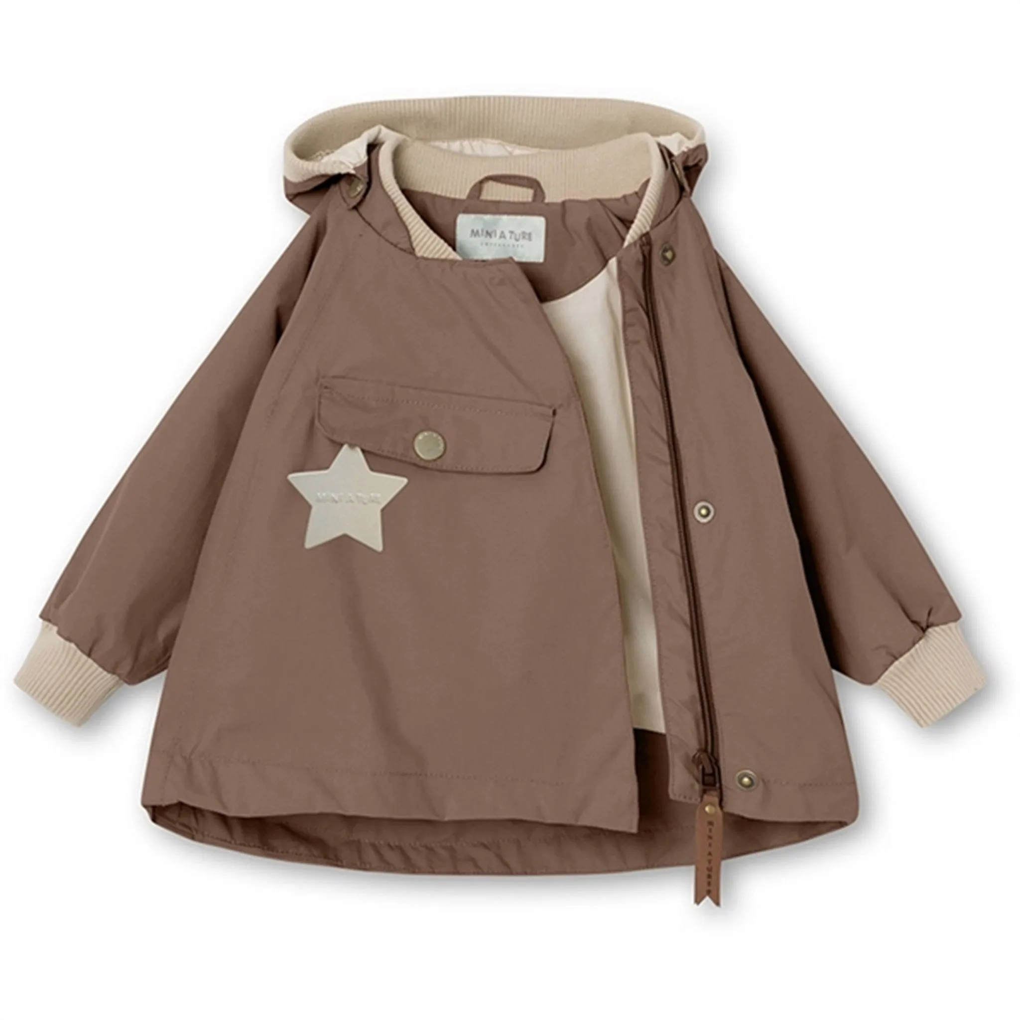 MINI A TURE Wai Spring Jacket Brownie